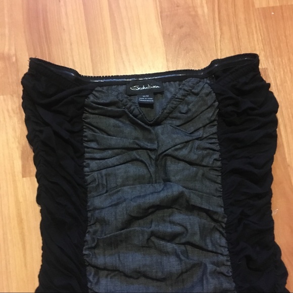 Seduction Bodycon Form-Fitting Strapless Dress - Picture 2 of 5